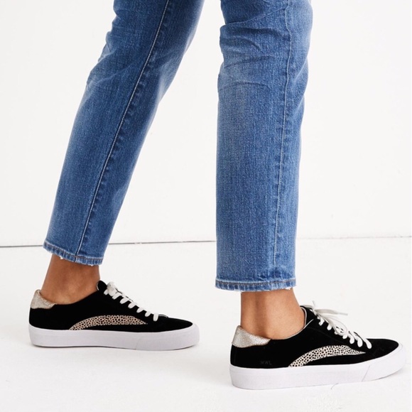 Madewell Shoes - Madewell Sidewalk Low-Top Suede Leather Sneakers Shoes 6.5